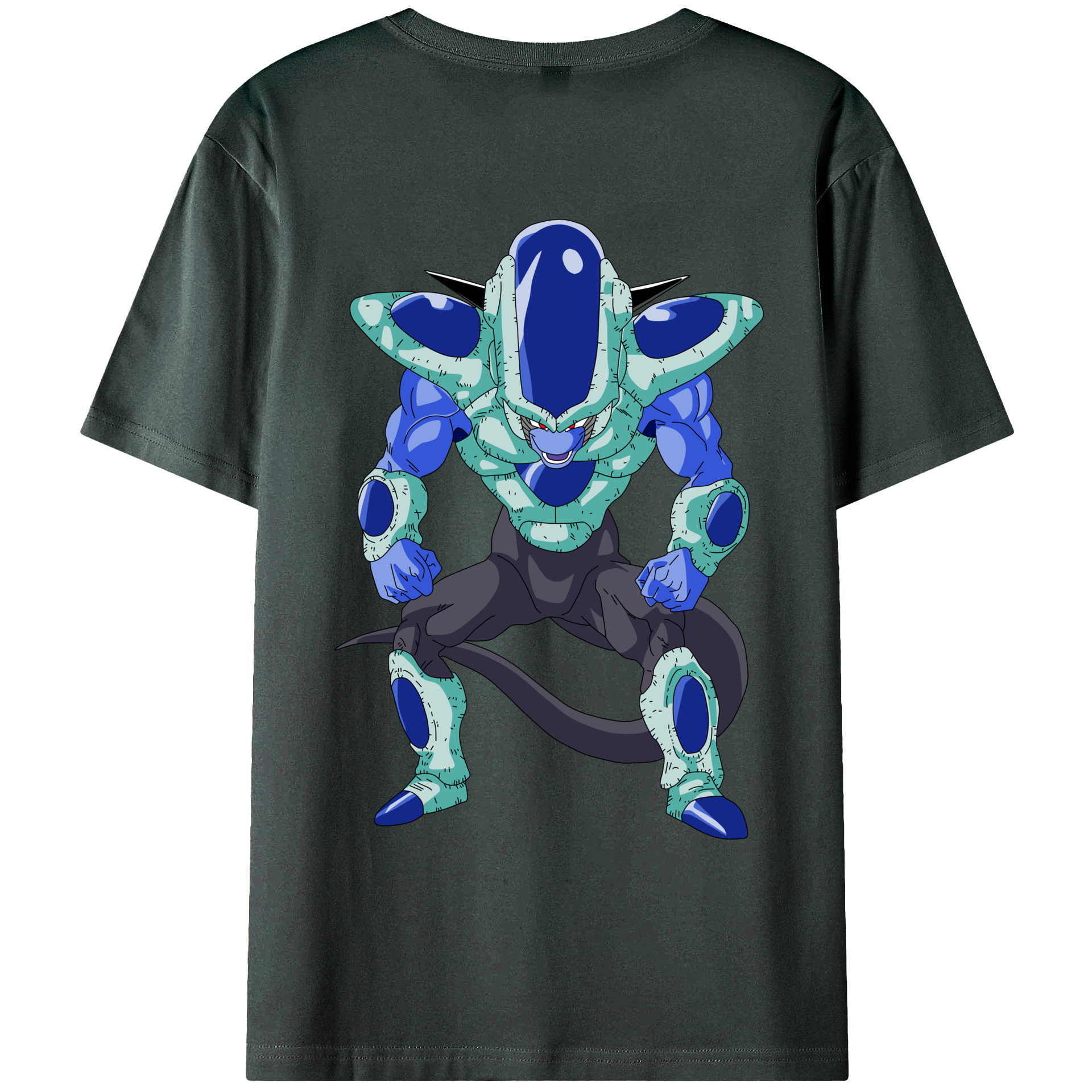 （画像用） ドラゴンボール フリーザ DRAGON BALL Frieza 綿100％ メンズ半袖Tシャツ（バックプリント） 通気性